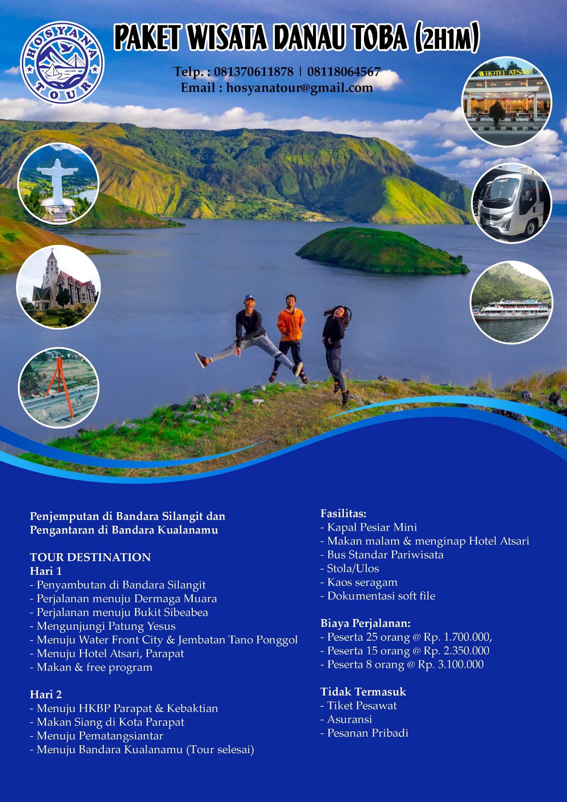 2D1N Classic Toba Heritage Tour